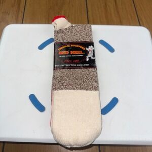 Fox River Original Rockford Red Heel Monkey Socks XL Brown Heather Made in USA